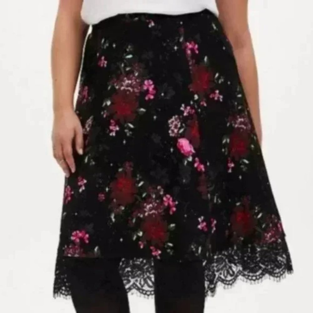 Torrid Floral Skirt